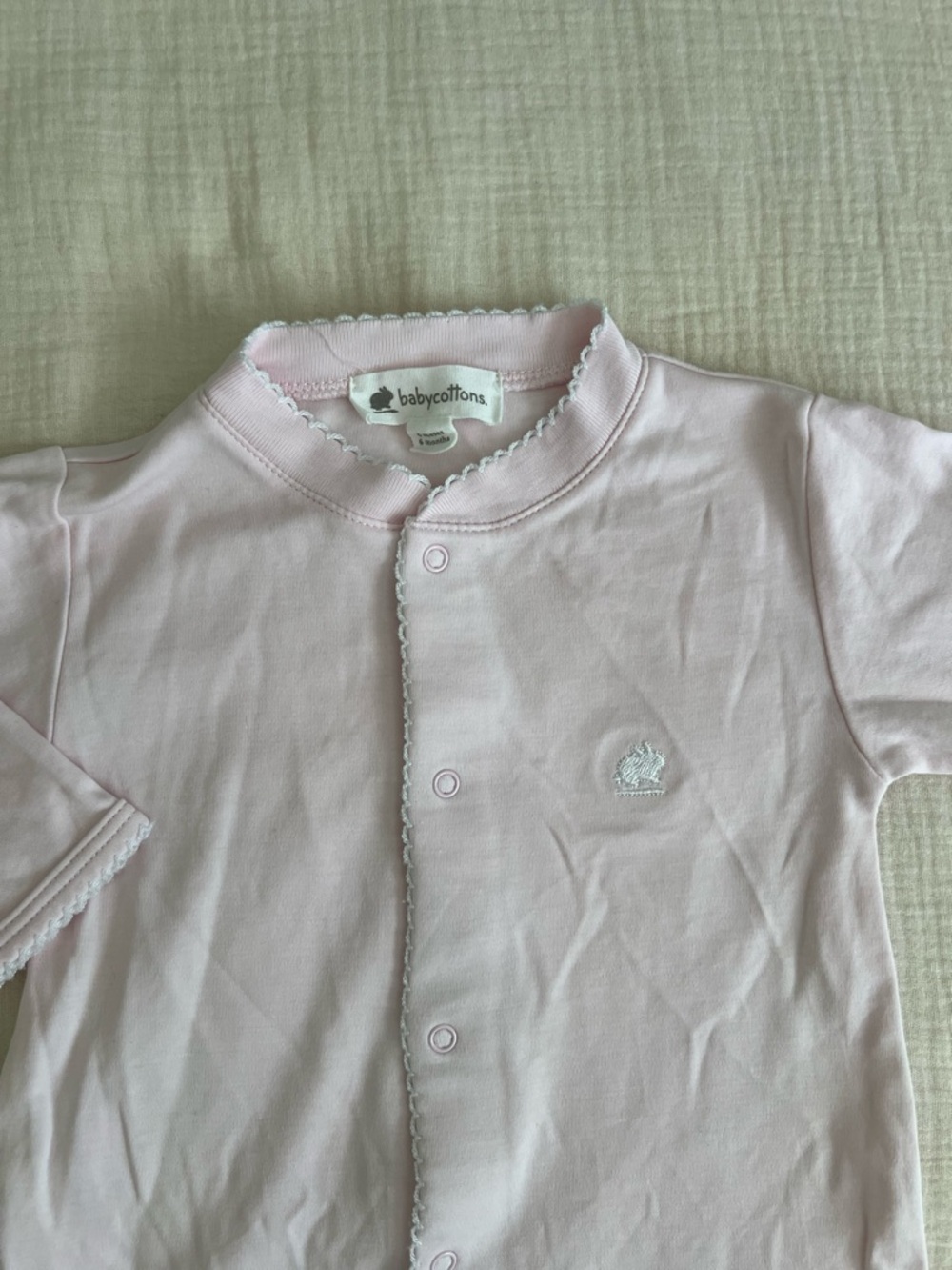 BabyCottons Pima cotton footie - Picture 3 of 3